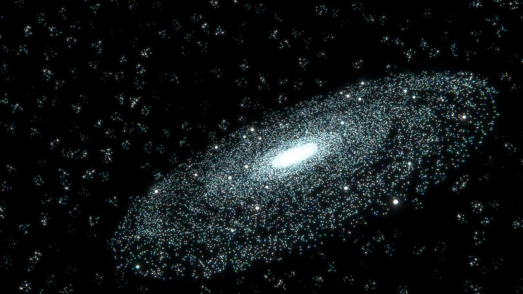 A Beautiful Spiral Galaxy with Twirly Arms Found Far Away